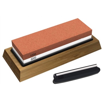 프리미엄 2면 whetstone 1000/6000 그릿 샤프닝 스톤