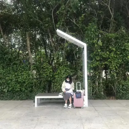 intillegent solar public chair