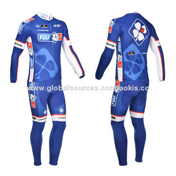 Cycling Jersey Set with Pants, Various Colors and Designs are Available