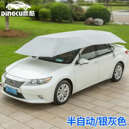 Electric outdoor car sunshade