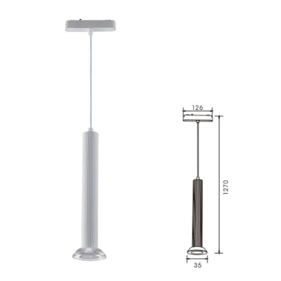 RONSE 48V Magnetic Track Light - Dimmable Magnet Spotlight