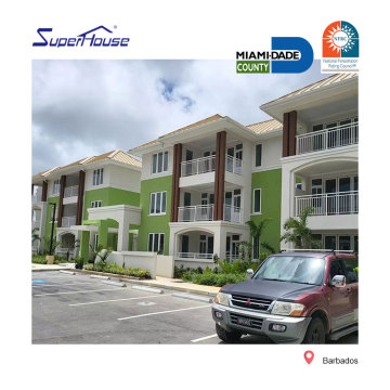 Superhouse Barbados Commercial Series Aluminum Bifold Doors with Fixed Windows