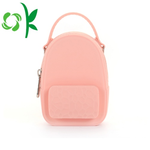 Food Grade Backpack Shape Coin Purse With Change