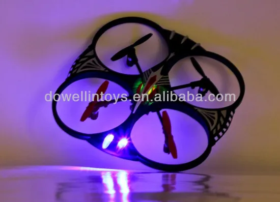 4-Channel Remote Control 3-Axis Quadcopter with LED Lights