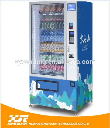 Automatic GPRS Functional Snack and protein beverages vending machine