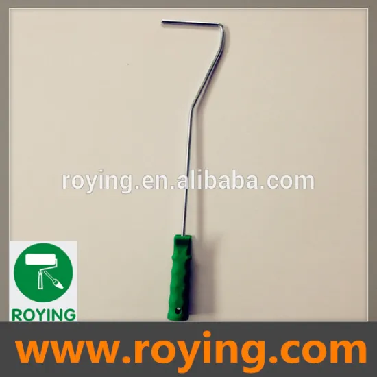 2014 New zinc plated long decorative wire frame with plastic handle