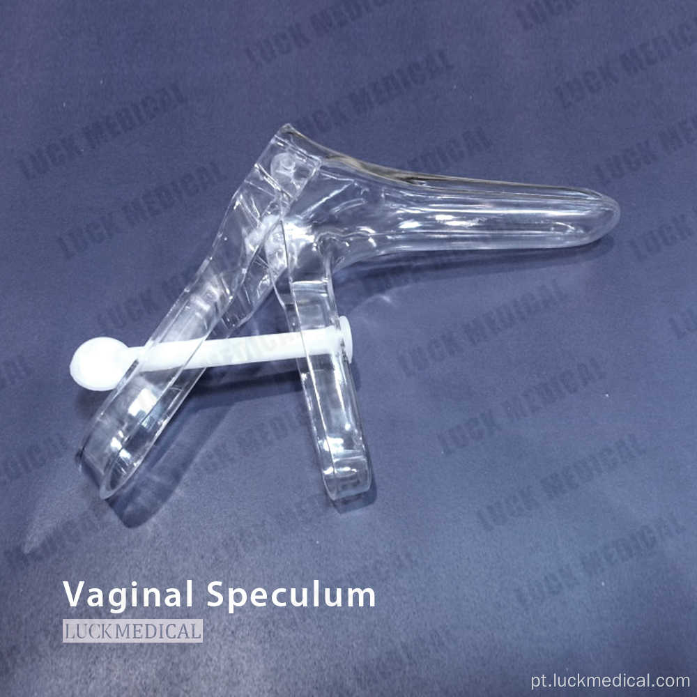 Expanda médica de especula vaginal descartável
