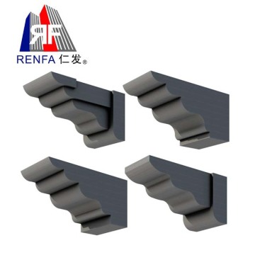European Style Villa Construction Template: Roman Column Eaves and Cement Molds
