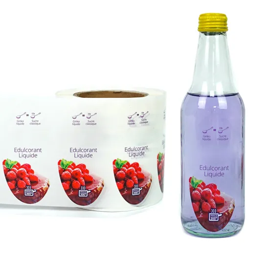self adhesive wine bottle label