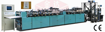 High-Speed Automatic Three-EDGE Sealing Bag Making Machine (with Self-Support Bag Mechanism)