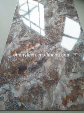 Whosale UPVC/WPC cheap wall board/marble stone decorative wall board