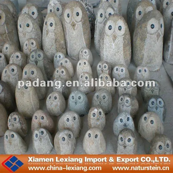 padang stone owl sculpture
