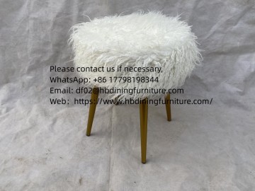 Dining Furniture Cheap Mushroom Stool Velvet Dining Room Dressing Room Fabric Small Stool