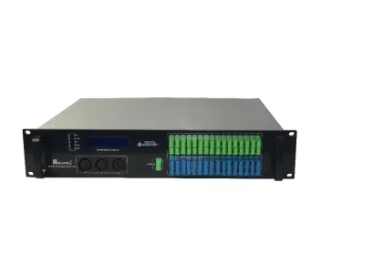 32x19 WDM PON EDFA OLT PON CATV WDM combiner , EPON WDM EDFA , 32 ports PON EDFA