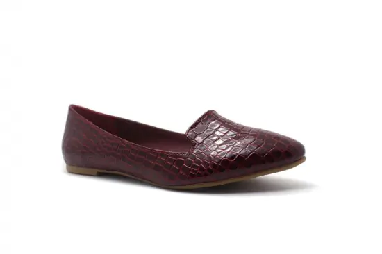 Classic crocodile print Loafer Pump Shoes