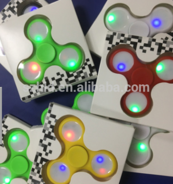 Tri Fidget EDC Focus Desk Toy for Kids/Adults Luminous educational toys Hand Spinner