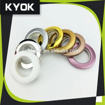 KYOK circular with diamond self locking curtain ring , curtain pole silent rings for roman pole