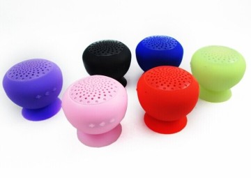 Otário de silicone forma de cogumelo Super Bass alto-falante sem fio