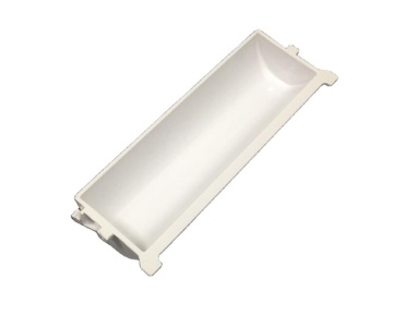 Plastic ABS Conveyor Hopper for Z Type Elevator - 1.8L Capacity