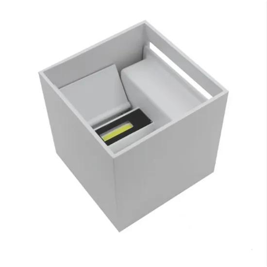 IP65 Waterproof Exterior LED Wall Light: A Modern Up-Down Cube Sconce Lamp Fixture with 12W Power