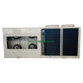 CE Sijil Rooftop Packaged AC Unit R32 dengan Pemampat Inverter dan Peminat Plug EC