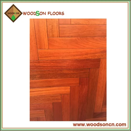 Hot Sale Quality Brazilian Cherry Herringbone Parquet Flooring