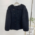 Sheep shearling lambswool fur women