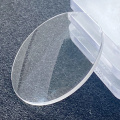 Cristal de zafiro de vidrio de vaso de cúpula simple de 1,5 mm de espesor