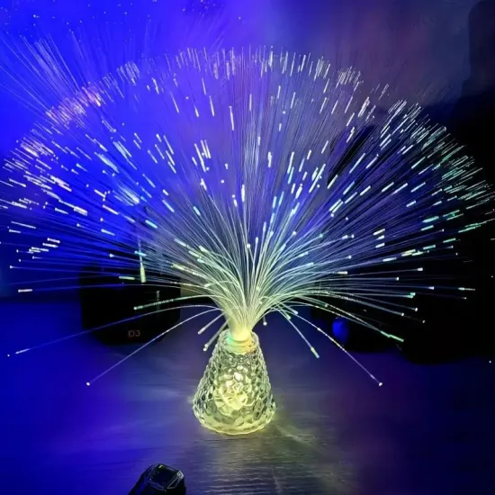 Factory Supply Color Changing Battery Operated LED Fiber Optic Lights