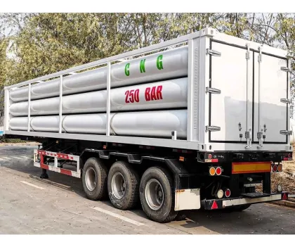 CNG Gas Cylinder Tanker Trailer Transportation and Storage