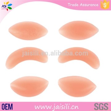 Factory price nude silicone bra pad bra insert breast nipple pad