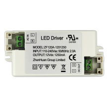 15W 12V DC 1.25A Conductor eléctrico LED blanco