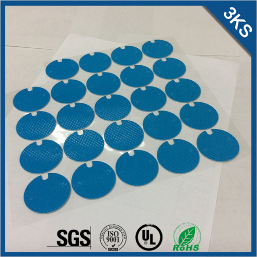 Blue Rubber Silicone Thermal Pads For Heat Transfer