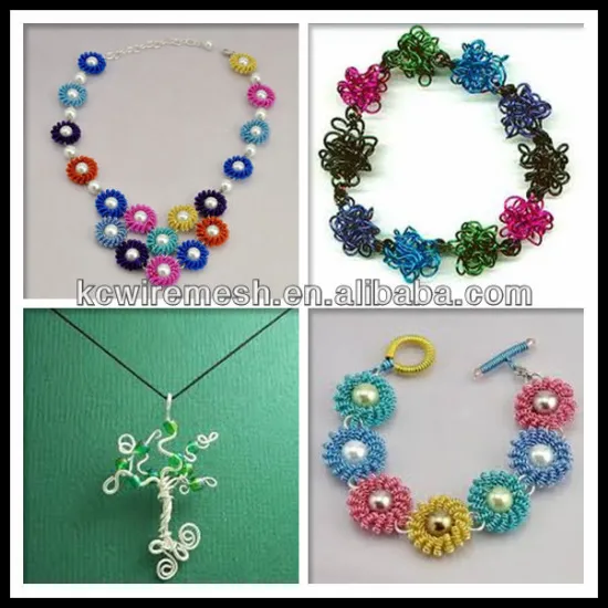 Reputable KC brand Bright color handicraft wire with painted wire (certified manufacturer).