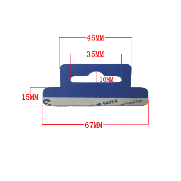 Wholesale Promotion: Factory Adhesive Plastic Hole Hang Tabs for Exhibitions and Displays