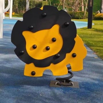 Spring Rocking Horse - Durable Steel Playground Equipment for Kids
