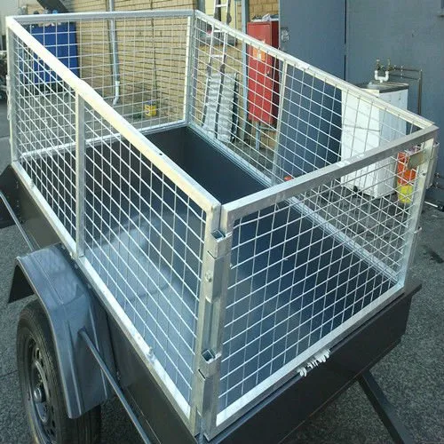6 x 4 galvanized cage trailer