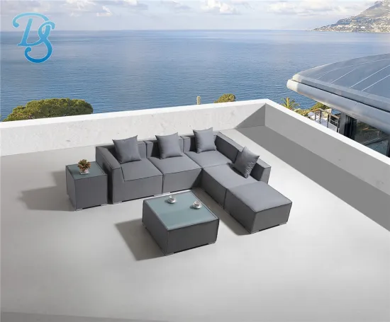 Aluminum Frame Sectional Patio Furniture - Comfortable Outdoor Sofa Set