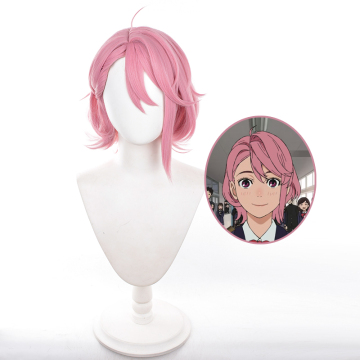 Ainizi 37cm Pink Aira Shiratori Cosplay -Perücke für Frauen
