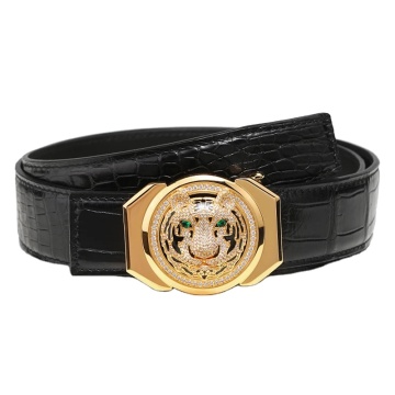 Youth Genuine Alligator Belt for Business Casual Fashion
