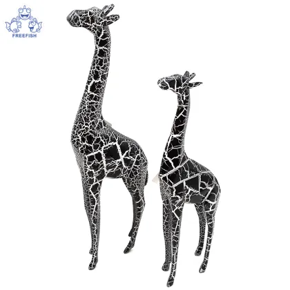 Modern Polyresin Cheetah Figurine Home Décor