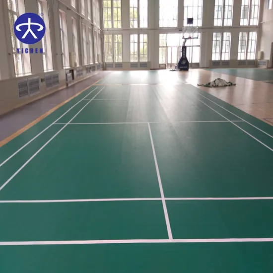 PVC Foam Flooring for Badminton Courts - Cheap Linoleum Rolls