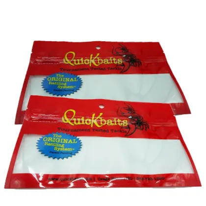 Factory Customized Print Fishing Worm Bait Bags Fishing Bait Packing Fishing Lure Bag Pack