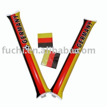 Yiwu opblaasbare gejuich stok met Duitsland vlagontwerp