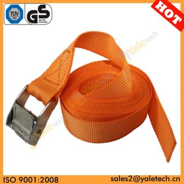 TUV/GS approved 25 mm high quality cam buckle strap/easy quick secure lashing belt/Cam buckle lashing strap