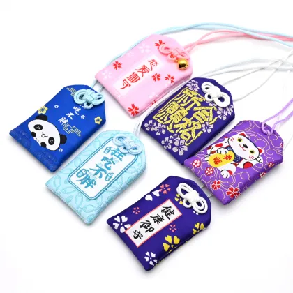 Custom woven Charm Embroidered Japanese Charm