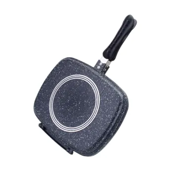 Manufacture Kitchen Frypan: Double Sided Grill Frying Pan