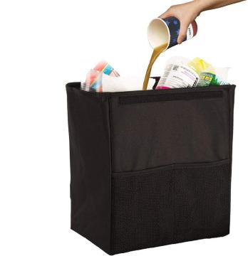 High Quality Car Trash Can with Mesh Pockets