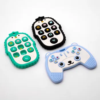 Chewable Safety Material TV Remote Control Shaped Baby Teething Toy for Infants Aged 3+ Months