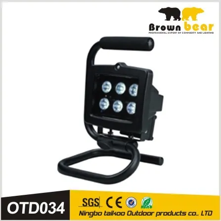IP54 hook square 6w led directional floodlight